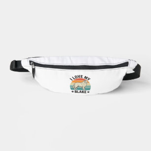 ブレイク犬を愛するレトロな彫刻デザイン_1 ファニーパック