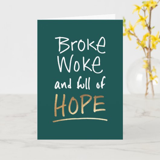 ブレイク目覚め希望の勇気付けられる カード (黄色い花)