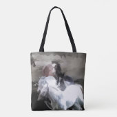 ブレイク遠くに – 野生の馬 トートバッグ (裏面)