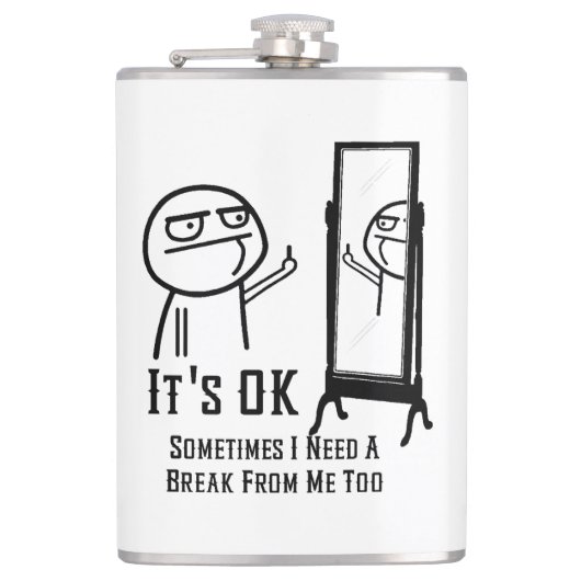 ブレイク鏡 フラスク (正面)