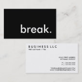 ブレイク 名刺 (正面/裏面)