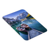 ブレイス湖 |ドロマイト・アルプス(イタリア) マグネット (右側)