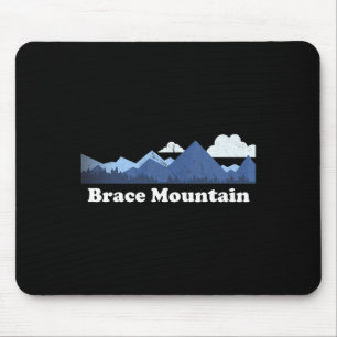 ブレイス・マウンテン・ピーク・ガール ニューヨーク州 登山 ひき マウスパッド
