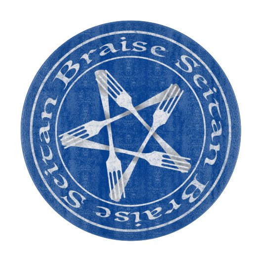 ブレイズセイタンビーガンペンタグラム（ライトバージョン） カッティングボード (正面)