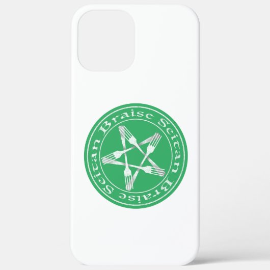 ブレイズセイタンビーガンペンタグラム(ライトバージョン) Case-Mate iPhoneケース (裏面)