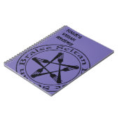 ブレイズセイタンビーガンペンタグラム（暗版） ノートブック (左側)