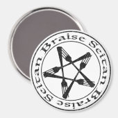 ブレイズセイタンビーガンペンタグラム（暗版） マグネット (正面/裏面)