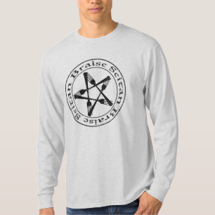 ブレイズセイタンビーガンペンタグラム(濃色) Tシャツ
