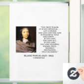 ブレイズパスカル損失を賭ける神の存在引用文 ウィンドウサイン (ホーム)