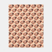 ブレイズビーフブリスケットユダヤ料理ホリデーフード フリースブランケット (正面)