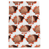 ブレイズビーフブリスケットユダヤ料理ホリデーフード ミディアムペーパーバッグ (裏面)