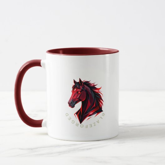 ブレイズフォージ馬マグカップ マグカップ (左)