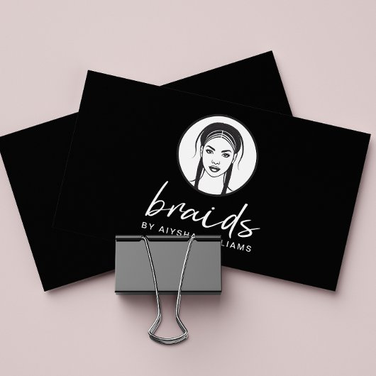 ブレイズ美容師モダンミニマル 名刺