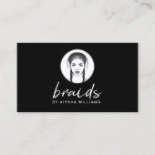 ブレイズ美容師モダンミニマル 名刺 (正面)