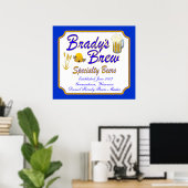 ブレイディの_Brew_3 ポスター (ホームオフィス)