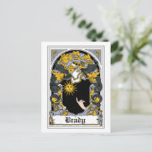 ブレイディ家紋 ポストカード (スタンド正面)