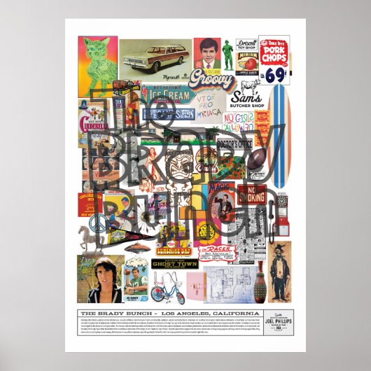 ブレイディ・バンチ・コラージュ ポスター (正面)