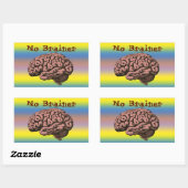 ブレイナーステッカーなし 長方形シール (シート)