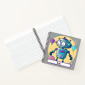 ブレイニーボットのErikとカスタムNametag Notebook ノートブック (内部)