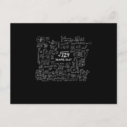 ブレイニー50誕生日50歳の数学者32 ポストカード (正面)