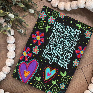 「ブレイバー頭が切れる、より強いおもしろい感動的引用文 カード