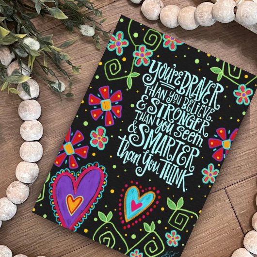 「ブレイバー頭が切れる、より強いおもしろい感動的引用文 カード