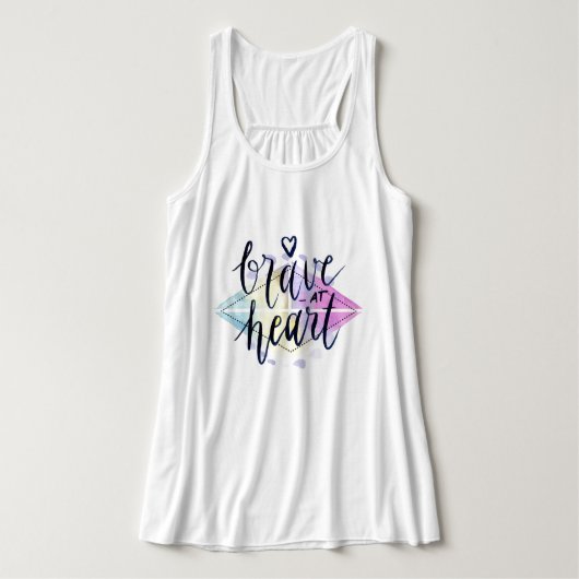 ブレイブアットハートボヘミアンスタイル タンクトップ (デザイン正面)