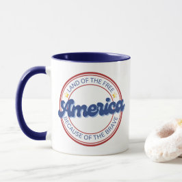 ブレイブアメリカのフリーランド マグカップ