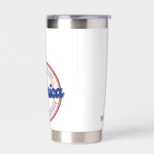 ブレイブアメリカのフリーランド 保温保冷タンブラー (左面)