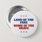 ブレイブアメリカ自由郷の地 缶バッジ (正面&裏面)