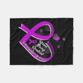 ブレイブストロング強靭線維筋痛戦士アウェーン フリースブランケット (正面(横))