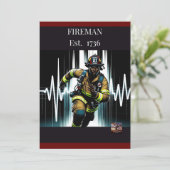 「ブレイブヒーローのお祝い：ブラック・ファイア・ファイター・誕生 シーズンカード (スタンド正面)