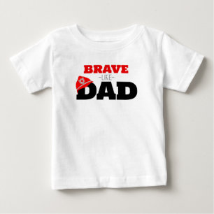 ブレイブライクパパファイアーファイターTシャツ ベビーTシャツ