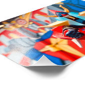 ブレイブライデーン将軍の戦士グラフィティ フォトプリント            (角)