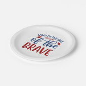 ブレイブレッドブルーがフリーランド ペーパープレート (アングル)