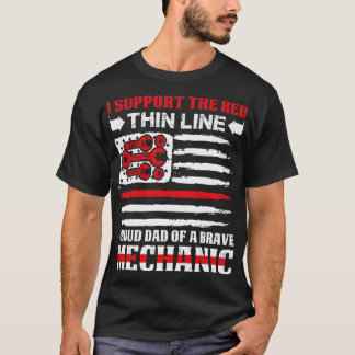 ブレイブ誇りを持った整備士整備士Tシャツのパパ Tシャツ