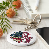 『ブレイブ·キーチェーンのおかげで自由の家』 キーホルダー (側面)