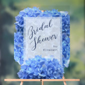 ブレイベストブルーブライダルシャワーフローラウェルカムサイン アクリルサイン (ニュートラル)