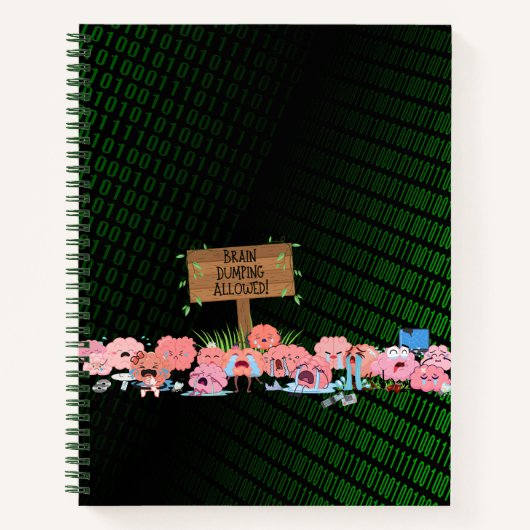 ブレインダンプジャーナルおもしろい ノートブック (正面)