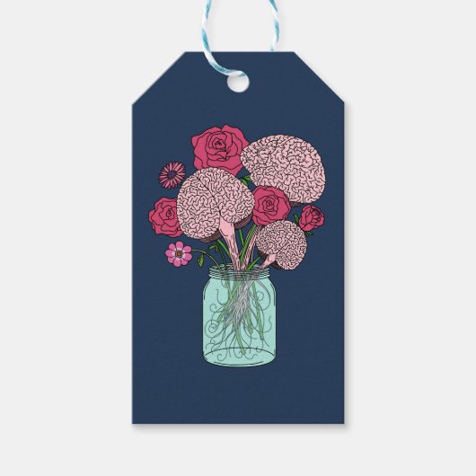 ブレインフラワーボケット ギフトタグ (正面)