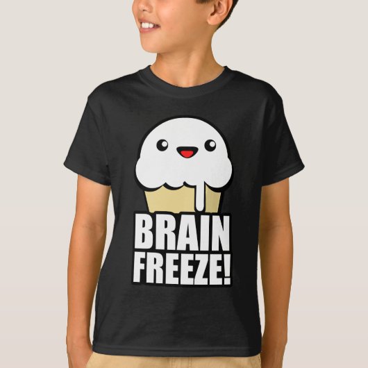 ブレインフリーズアイスクリーム Tシャツ (正面)