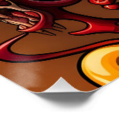 ブレインロット – Ken Gage Surreal Art ポスター (コーナー)