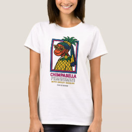 ブレインロット POP チンパンジーベラ フェミニミニ スマイリー ピアス Tシャツ