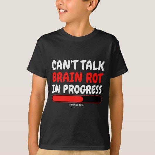 ブレインロ子供へットの今年の言葉 Tシャツ (正面)
