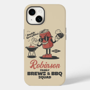 ブレウズとBBQスクワッドバーベクおもしろいファミリーカスタム Case-Mate iPhone 14ケース