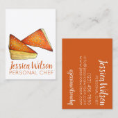 ブレカスセイボリーパティシエのイスラエル料理ユダヤ料理 名刺 (正面/裏面)