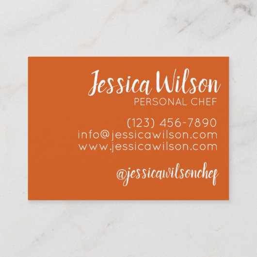 ブレカスセイボリーパティシエのイスラエル料理ユダヤ料理 名刺 (裏面)