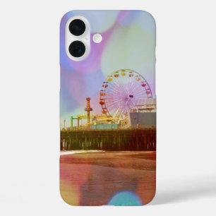 ブレカラフルリ《写真》ぼけ味サンタモニカ埠頭 iPhone 16 PLUSケース