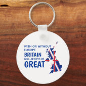 ブレキシット素晴らしイギリスヨーロッパ キーホルダー (正面)