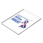 ブレキシット素晴らしイギリスヨーロッパ ノートブック (左側)